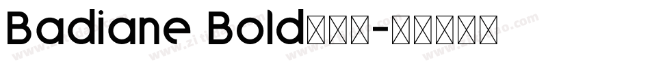 Badiane Bold转换器字体转换
